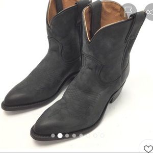 Frye billy black cowboy boots